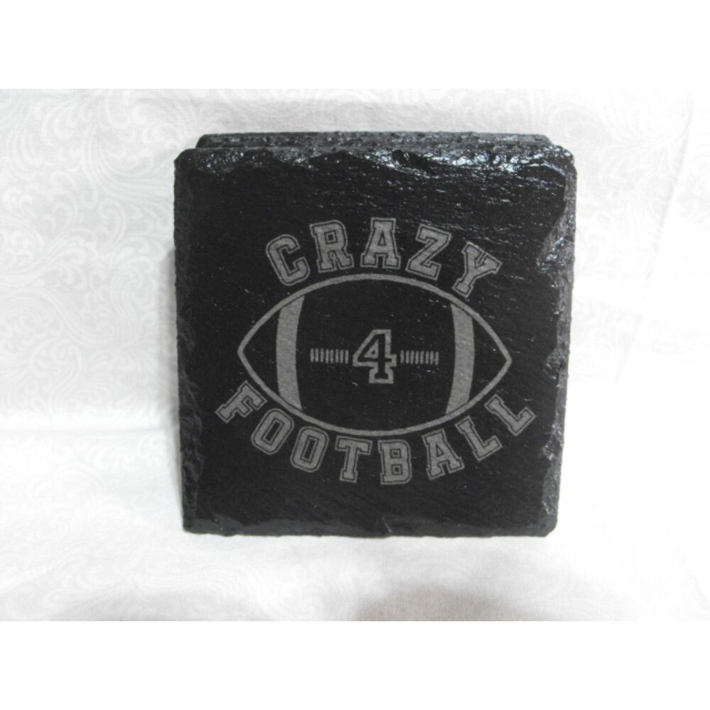 Custom Laser engraved Slate Coasters